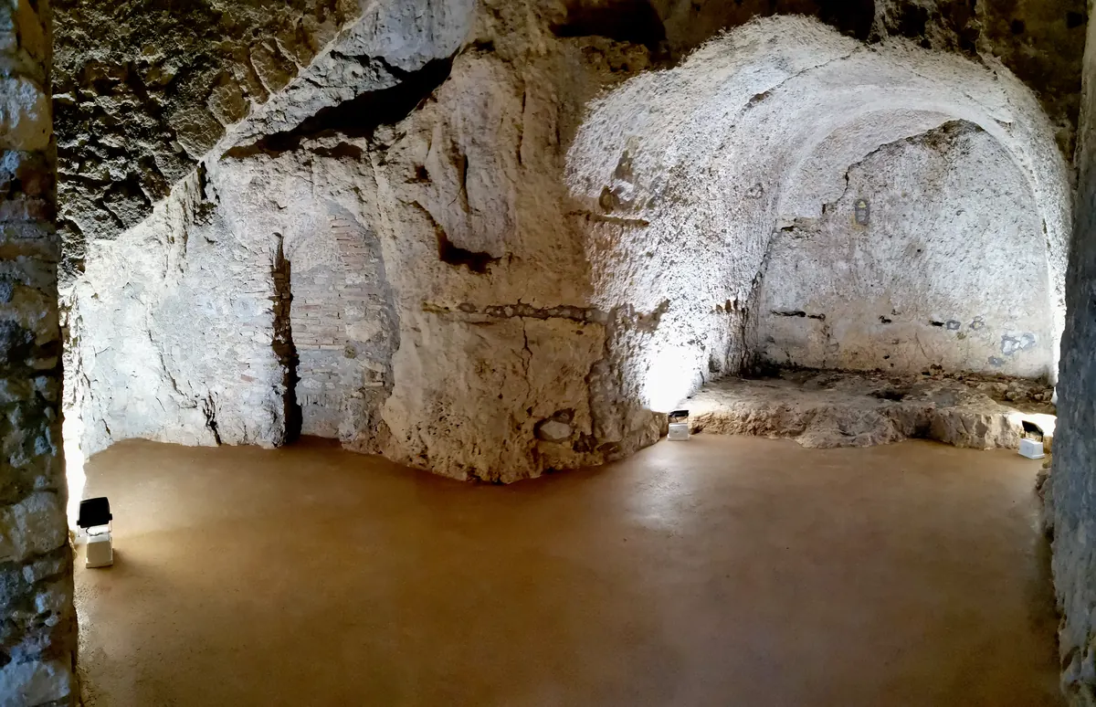 Seminterrati di Palazzo Malatesta dopo il restauro